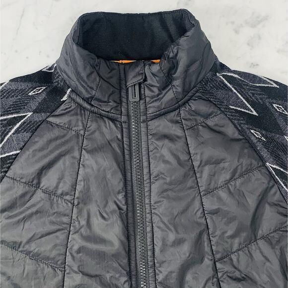 SMARTWOOL Smartloft 60 Jacket Women S Black Geometric Merino Wool SW014074 EUC - Picture 7 of 12